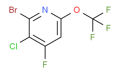 2-Bromo-3-chloro-4-fluoro-6-(trifluoromethoxy)pyridine