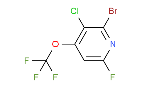 2-Bromo-3-chloro-6-fluoro-4-(trifluoromethoxy)pyridine