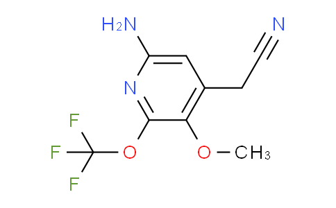 6-Amino-3-methoxy-2-(trifluoromethoxy)pyridine-4-acetonitrile