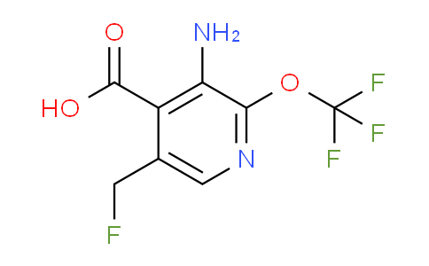 AM190502 | 1804028-75-8 | 3-Amino-5-(fluoromethyl)-2-(trifluoromethoxy)pyridine-4-carboxylic acid