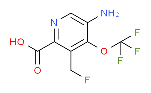 AM190504 | 1803949-87-2 | 5-Amino-3-(fluoromethyl)-4-(trifluoromethoxy)pyridine-2-carboxylic acid