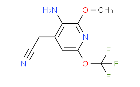 3-Amino-2-methoxy-6-(trifluoromethoxy)pyridine-4-acetonitrile