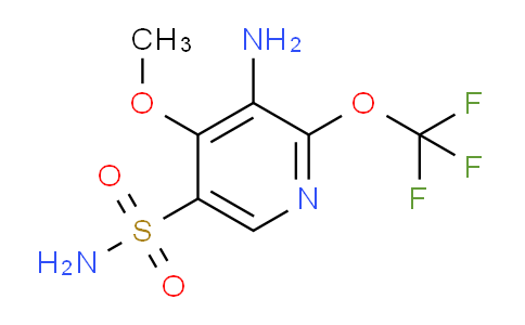 3-Amino-4-methoxy-2-(trifluoromethoxy)pyridine-5-sulfonamide