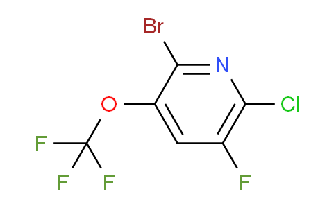 2-Bromo-6-chloro-5-fluoro-3-(trifluoromethoxy)pyridine