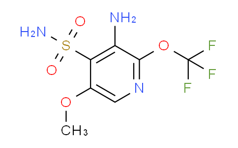 3-Amino-5-methoxy-2-(trifluoromethoxy)pyridine-4-sulfonamide