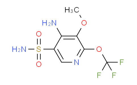 4-Amino-3-methoxy-2-(trifluoromethoxy)pyridine-5-sulfonamide