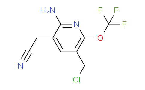 2-Amino-5-(chloromethyl)-6-(trifluoromethoxy)pyridine-3-acetonitrile