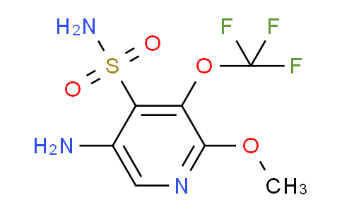 5-Amino-2-methoxy-3-(trifluoromethoxy)pyridine-4-sulfonamide