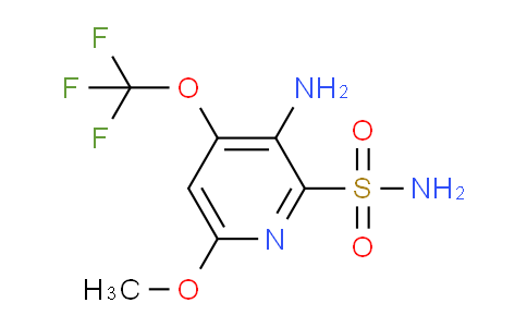 3-Amino-6-methoxy-4-(trifluoromethoxy)pyridine-2-sulfonamide