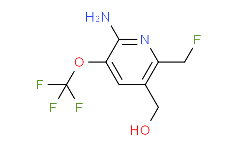 2-Amino-6-(fluoromethyl)-3-(trifluoromethoxy)pyridine-5-methanol