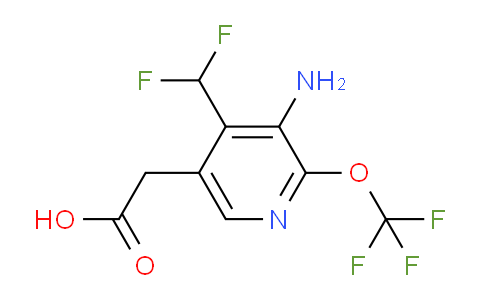 3-Amino-4-(difluoromethyl)-2-(trifluoromethoxy)pyridine-5-acetic acid