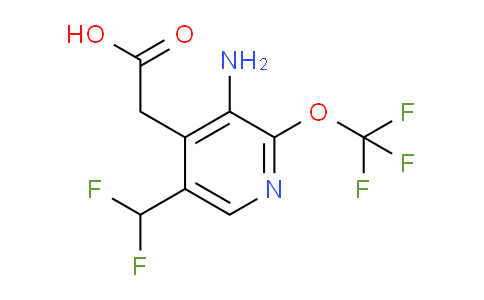 AM190533 | 1804533-42-3 | 3-Amino-5-(difluoromethyl)-2-(trifluoromethoxy)pyridine-4-acetic acid