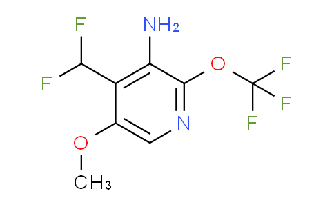 AM190537 | 1804575-31-2 | 3-Amino-4-(difluoromethyl)-5-methoxy-2-(trifluoromethoxy)pyridine