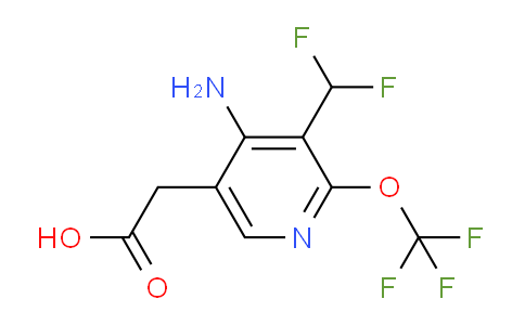 AM190538 | 1804536-68-2 | 4-Amino-3-(difluoromethyl)-2-(trifluoromethoxy)pyridine-5-acetic acid