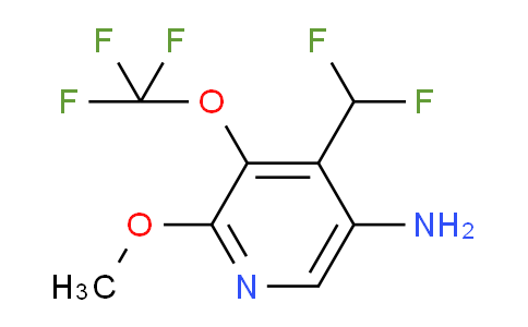 AM190540 | 1803705-45-4 | 5-Amino-4-(difluoromethyl)-2-methoxy-3-(trifluoromethoxy)pyridine