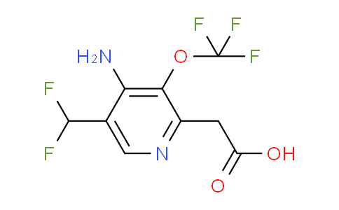 AM190542 | 1804536-76-2 | 4-Amino-5-(difluoromethyl)-3-(trifluoromethoxy)pyridine-2-acetic acid