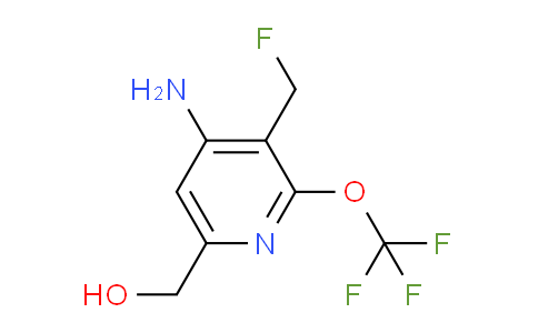 4-Amino-3-(fluoromethyl)-2-(trifluoromethoxy)pyridine-6-methanol
