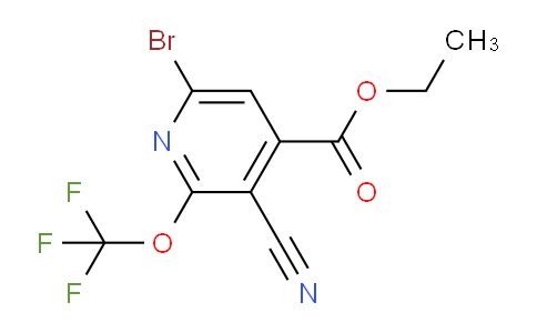 AM190549 | 1804664-81-0 | Ethyl 6-bromo-3-cyano-2-(trifluoromethoxy)pyridine-4-carboxylate