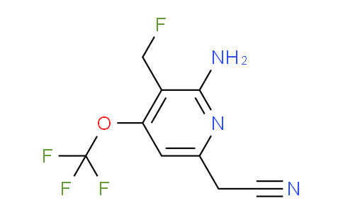 AM190558 | 1806128-46-0 | 2-Amino-3-(fluoromethyl)-4-(trifluoromethoxy)pyridine-6-acetonitrile