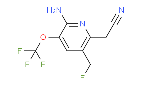 AM190561 | 1806210-63-8 | 2-Amino-5-(fluoromethyl)-3-(trifluoromethoxy)pyridine-6-acetonitrile