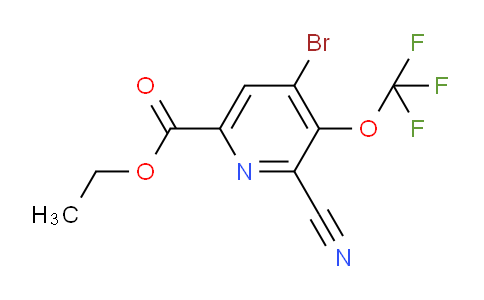 AM190567 | 1803662-27-2 | Ethyl 4-bromo-2-cyano-3-(trifluoromethoxy)pyridine-6-carboxylate