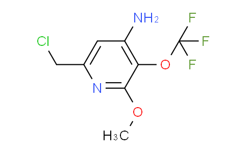 4-Amino-6-(chloromethyl)-2-methoxy-3-(trifluoromethoxy)pyridine