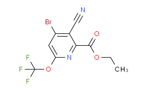 AM190574 | 1804664-95-6 | Ethyl 4-bromo-3-cyano-6-(trifluoromethoxy)pyridine-2-carboxylate