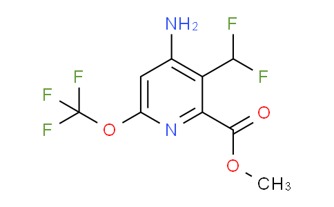 AM190587 | 1806235-58-4 | Methyl 4-amino-3-(difluoromethyl)-6-(trifluoromethoxy)pyridine-2-carboxylate