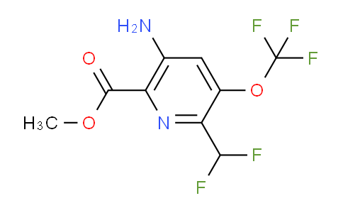 AM190590 | 1806097-86-8 | Methyl 5-amino-2-(difluoromethyl)-3-(trifluoromethoxy)pyridine-6-carboxylate
