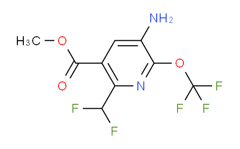 AM190594 | 1806235-84-6 | Methyl 3-amino-6-(difluoromethyl)-2-(trifluoromethoxy)pyridine-5-carboxylate