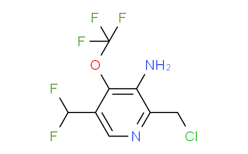 AM190595 | 1804534-68-6 | 3-Amino-2-(chloromethyl)-5-(difluoromethyl)-4-(trifluoromethoxy)pyridine