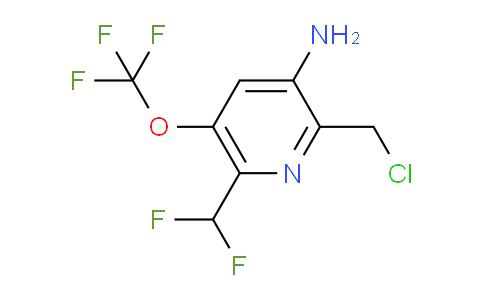 AM190596 | 1806233-17-9 | 3-Amino-2-(chloromethyl)-6-(difluoromethyl)-5-(trifluoromethoxy)pyridine