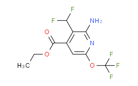 AM190597 | 1803431-38-0 | Ethyl 2-amino-3-(difluoromethyl)-6-(trifluoromethoxy)pyridine-4-carboxylate