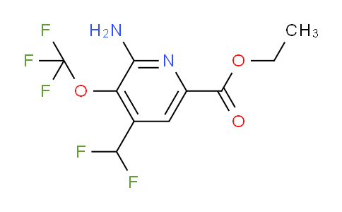 AM190599 | 1806235-93-7 | Ethyl 2-amino-4-(difluoromethyl)-3-(trifluoromethoxy)pyridine-6-carboxylate