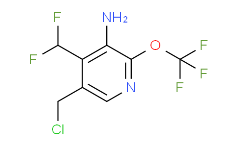 3-Amino-5-(chloromethyl)-4-(difluoromethyl)-2-(trifluoromethoxy)pyridine