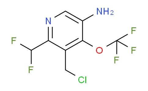 5-Amino-3-(chloromethyl)-2-(difluoromethyl)-4-(trifluoromethoxy)pyridine