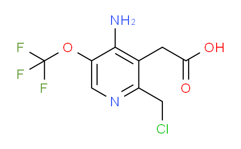 AM190608 | 1806106-06-8 | 4-Amino-2-(chloromethyl)-5-(trifluoromethoxy)pyridine-3-acetic acid