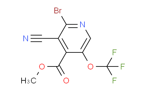 AM190613 | 1803617-30-2 | Methyl 2-bromo-3-cyano-5-(trifluoromethoxy)pyridine-4-carboxylate