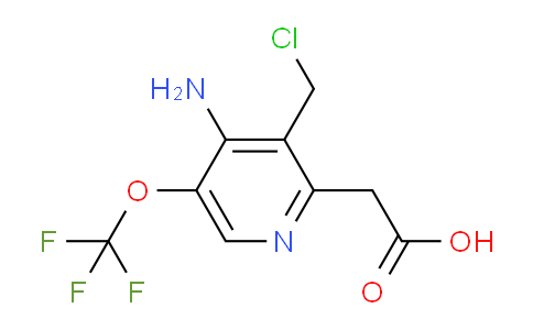 AM190615 | 1806236-21-4 | 4-Amino-3-(chloromethyl)-5-(trifluoromethoxy)pyridine-2-acetic acid