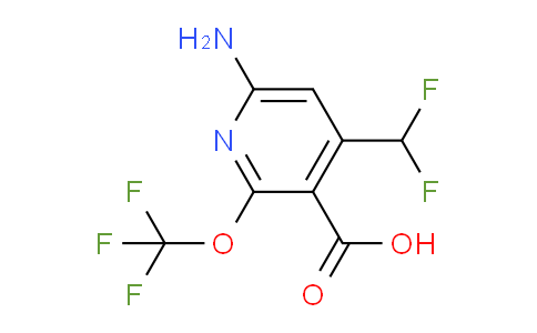 AM190630 | 1806136-26-4 | 6-Amino-4-(difluoromethyl)-2-(trifluoromethoxy)pyridine-3-carboxylic acid