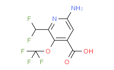 AM190639 | 1803659-49-5 | 6-Amino-2-(difluoromethyl)-3-(trifluoromethoxy)pyridine-4-carboxylic acid