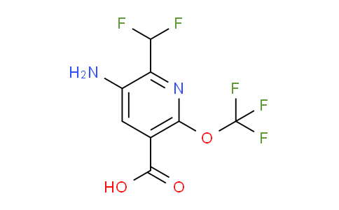 AM190650 | 1806151-83-6 | 3-Amino-2-(difluoromethyl)-6-(trifluoromethoxy)pyridine-5-carboxylic acid
