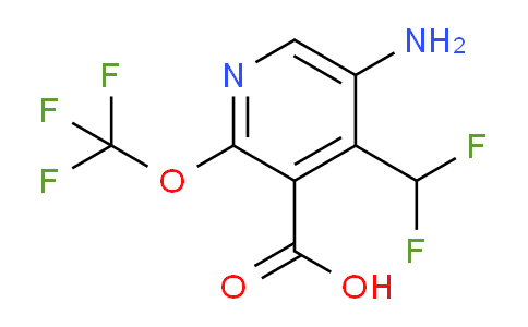 AM190654 | 1806235-12-0 | 5-Amino-4-(difluoromethyl)-2-(trifluoromethoxy)pyridine-3-carboxylic acid