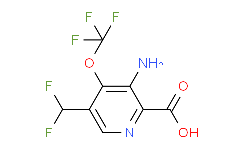 AM190656 | 1806151-97-2 | 3-Amino-5-(difluoromethyl)-4-(trifluoromethoxy)pyridine-2-carboxylic acid
