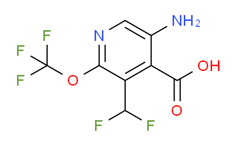 AM190657 | 1804372-52-8 | 5-Amino-3-(difluoromethyl)-2-(trifluoromethoxy)pyridine-4-carboxylic acid