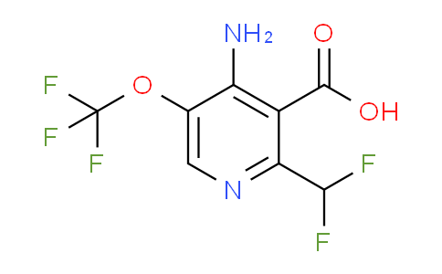 AM190660 | 1804541-07-8 | 4-Amino-2-(difluoromethyl)-5-(trifluoromethoxy)pyridine-3-carboxylic acid