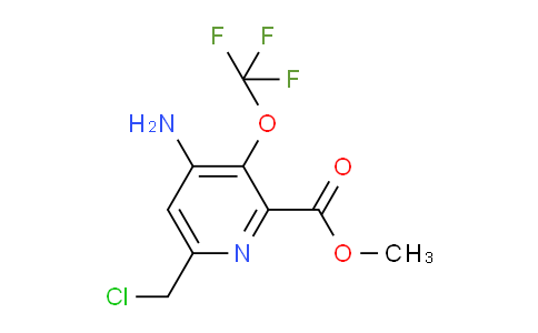 Methyl 4-amino-6-(chloromethyl)-3-(trifluoromethoxy)pyridine-2-carboxylate