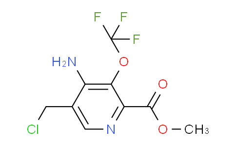 Methyl 4-amino-5-(chloromethyl)-3-(trifluoromethoxy)pyridine-2-carboxylate