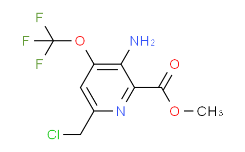 Methyl 3-amino-6-(chloromethyl)-4-(trifluoromethoxy)pyridine-2-carboxylate