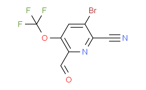 AM190696 | 1804652-07-0 | 3-Bromo-2-cyano-5-(trifluoromethoxy)pyridine-6-carboxaldehyde